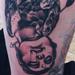 Tattoos - black and gray traditional lady bird tattoo, Gary Dunn Art Junkies Tattoo - 70523